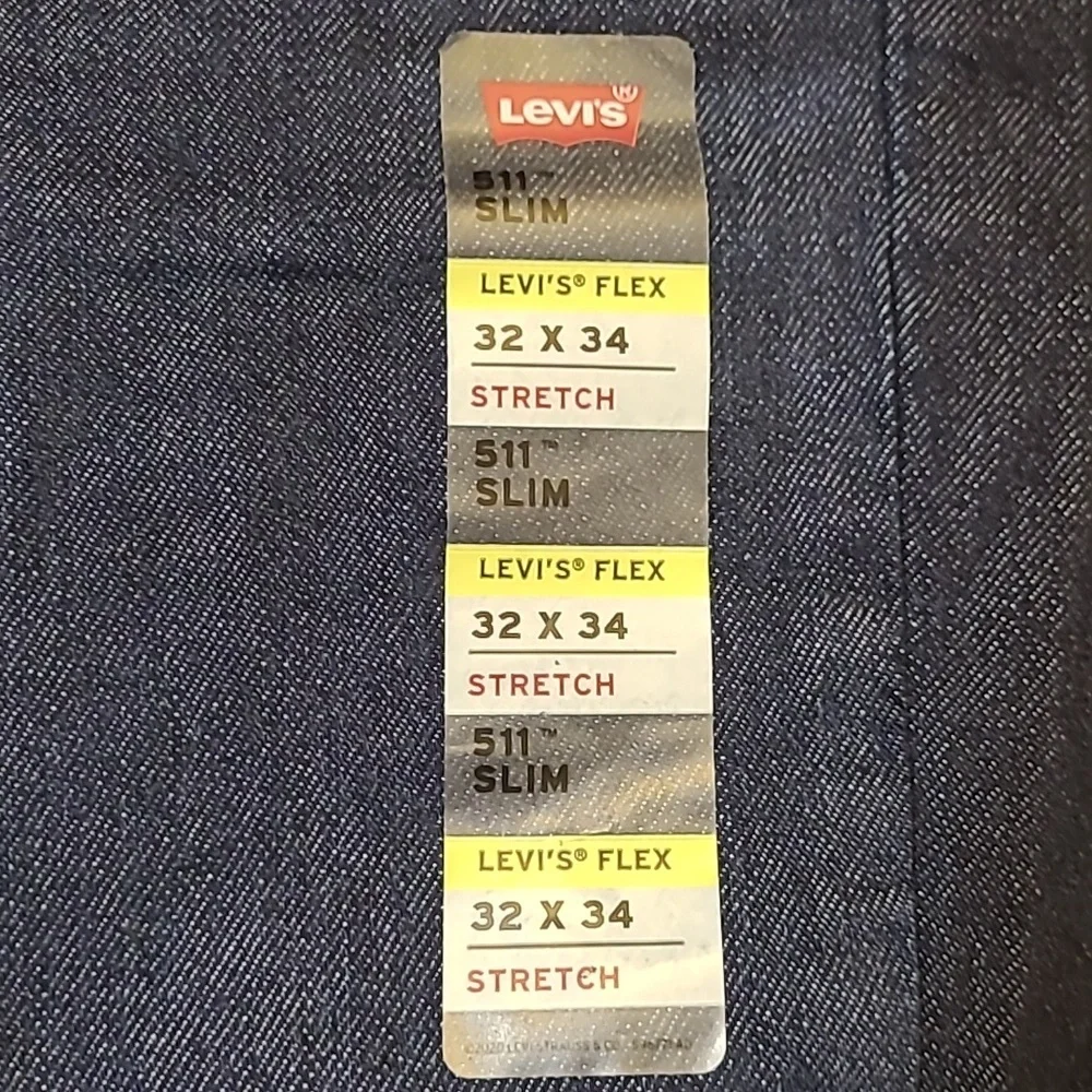 Levi's Men's Slim Jeans - Dark Blue new for men‎ zise32×34.